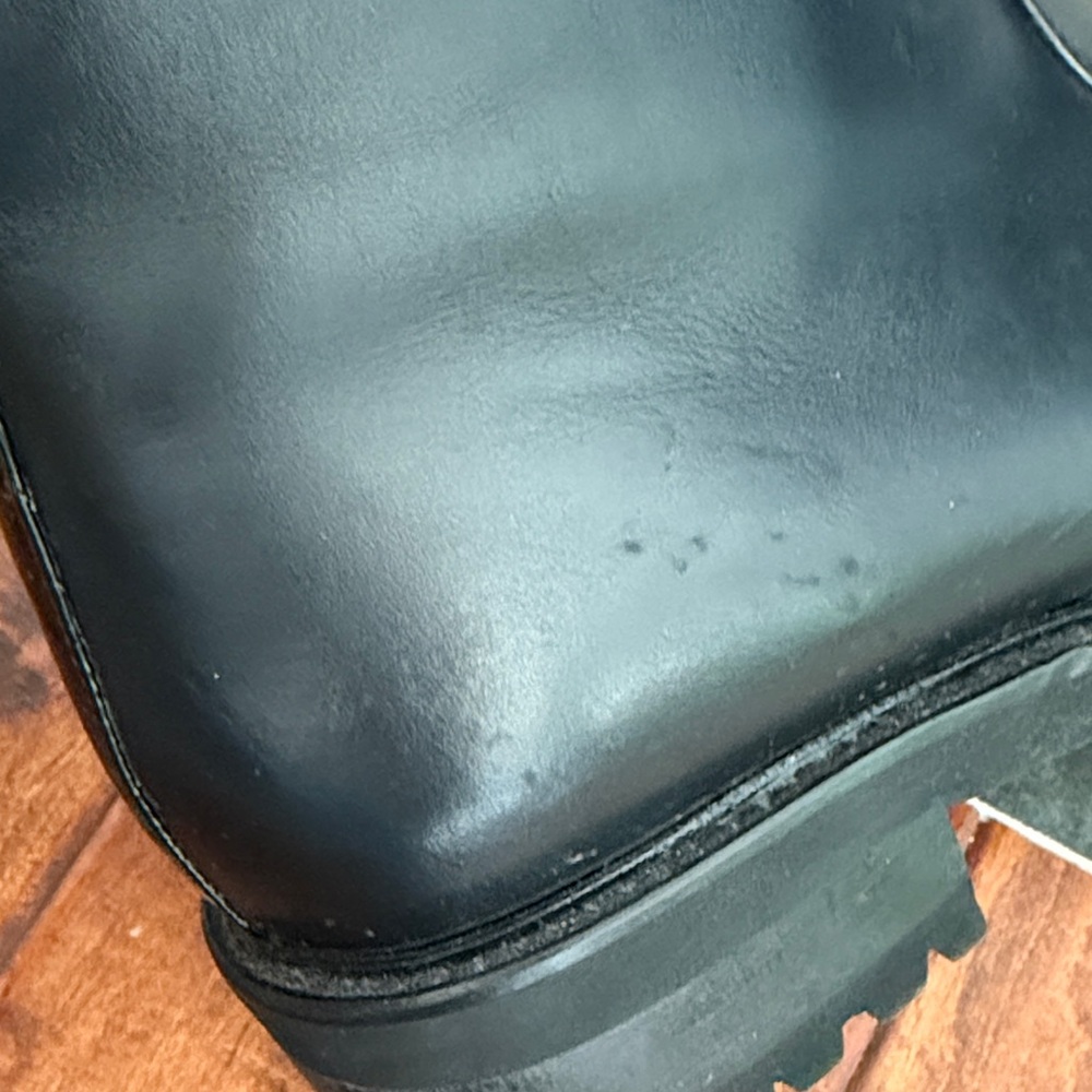 Malone Soulliers Black Leather Women’s Ankle Boots Sz 38 (or US 8) - Picture 9 of 10